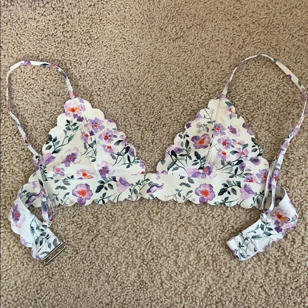 Floral H&M Bikini Top XS